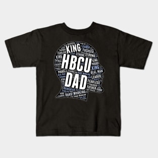 HBCU Dad Father Word Art Kids T-Shirt